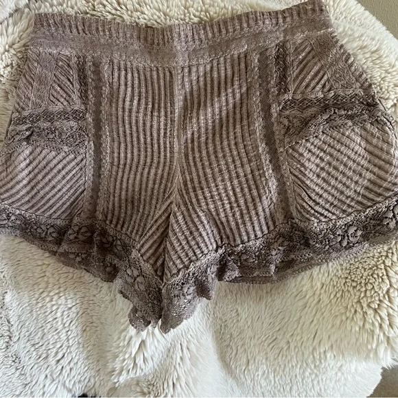 FREE PEOPLE: Adore You Pieced Shorts - Picture 5 of 16